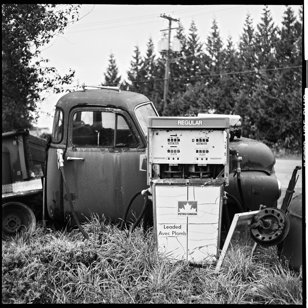 An old pump from the days when leaded gasoline was still available. I wonder if there will be any gas pumps left in 50 years!