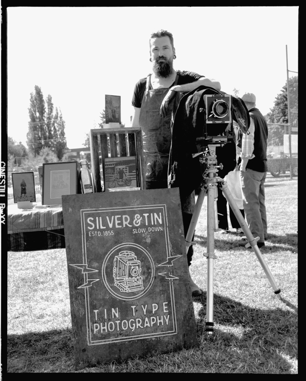 Syd and His Tintype Setup